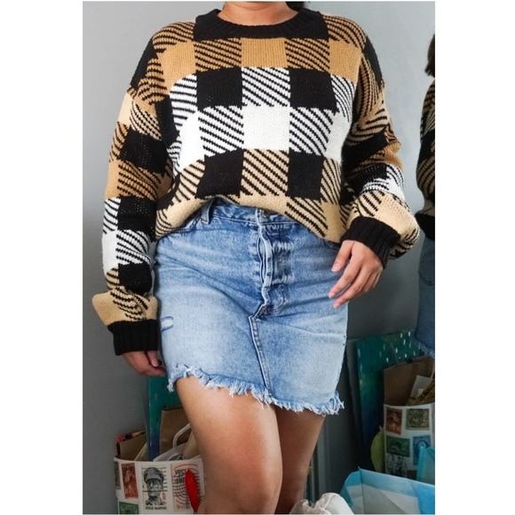 Jay Jays Pattern Knit Crew Neck Jumper Sweater - Picture 5 of 7